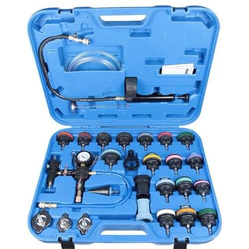 General-purpose automobile fuel tank leak detector, radiator pressure tester, vacuum cooling system, leak detector, tools