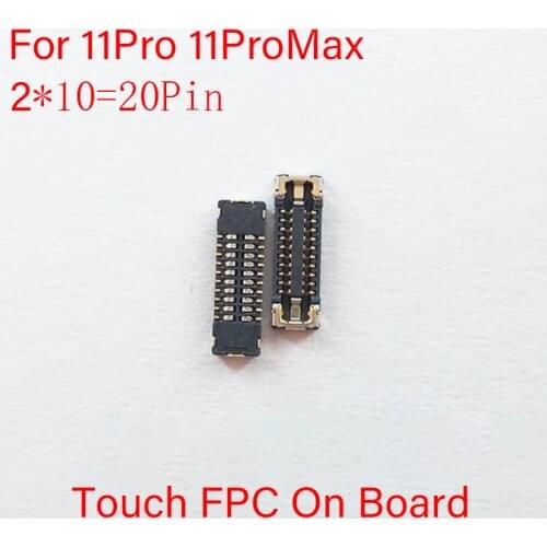 USB Charger Port 3D Touch TP FPC Connector for iphone 11 Pro Max 11Pro 11Promax LCD Digitizer on Logic Board Montherbord