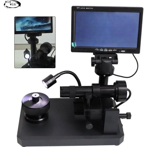 Diamond waist code mirror magnifier electron microscope identification instrument High definition waist circumference mirror