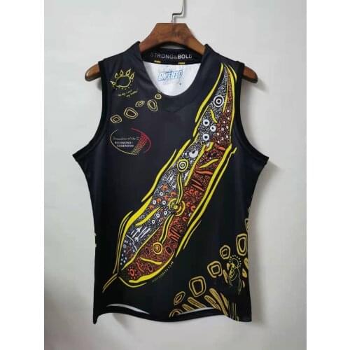 2021 RICHMOND TIGERS GUERNSEY INDIGENOUS RUGBY JERSEY size S-M-L-XL-XXL-3XL