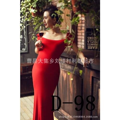 2021New Shoulderless Maternity Dresses Long Women Pregnancy Photography Prop Maxi Maternity Gown Dress For Pregnant Photo Shoot