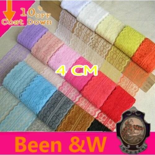 FREE SHIPPING!Diy Accessories all-match - Joker- Multicolour Torx Flower decoration 4cm Bilateral lace 20meter