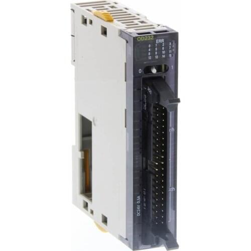 CJ1W-OD232 DIGITAL OUTPUT UNIT 32X TRANSISTOR PNP 0.5 A 24 VDC LOAD SHORT-CIRCUIT PROTECTION MIL CONNECTOR (NOT INCLUDED)