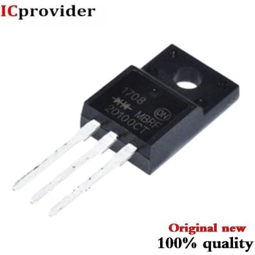 10PCS MBRF20100CT TO-220F SCHOTTKY DIODE MBR20100CT 20100CT