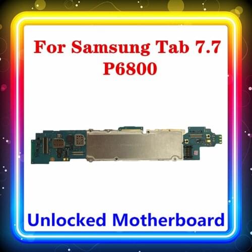 For Samsung Galaxy Tab 7.7 P6800 Motherboard With Full Chips Android OS Installed Original Replaced Clean Main Board