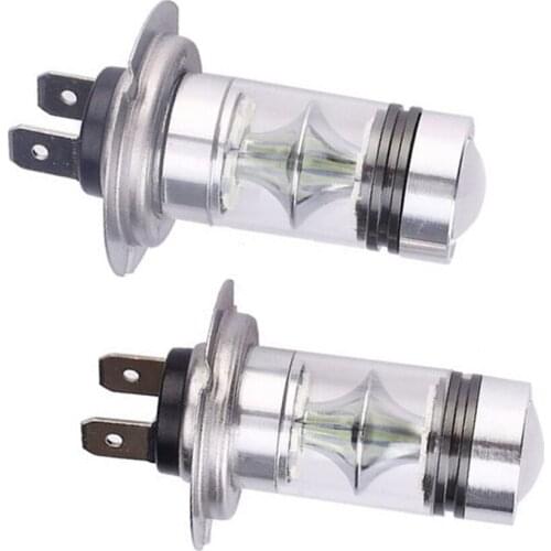 Dolity 2 Pieces H7 100W 2323 High Power Fog Light Driving LED Bulb Ice Blue