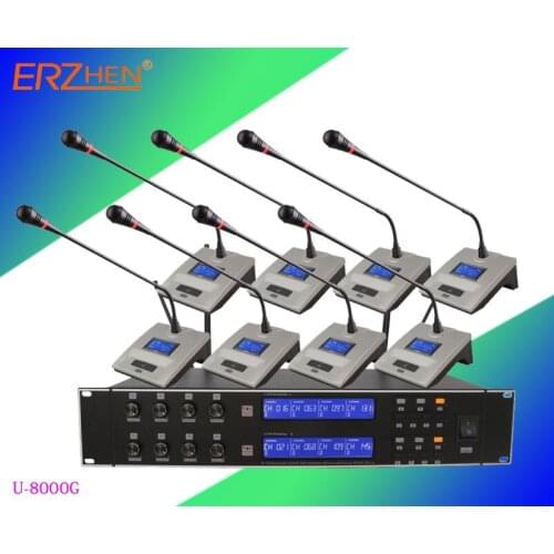 Hot Selling Wireless Mic Professional Wireless Microphone System U-8000G High Quality Wireless Microphone