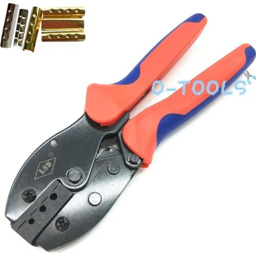 Ratchet aglet crimping pliers crimping tool for attach metal sheath aglets to the end of laces multi hand crimper tools