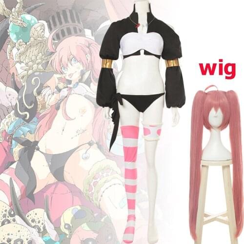 Milim Nava Cosplay Costume That Time I Got Reincarnated as a Slime Cosplay Sexy Bikini Tensei shitara Slime Datta Ken Free Ship