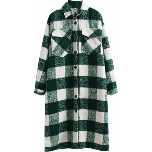 Kumsvag Women's Plaid Coats