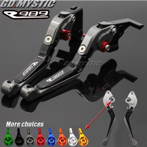 Motorcycle Folding Extendable CNC Moto Adjustable Clutch Brake Levers For MV AGUSTA BRUTALE 989R BRUTALE 989 R 2008-2011