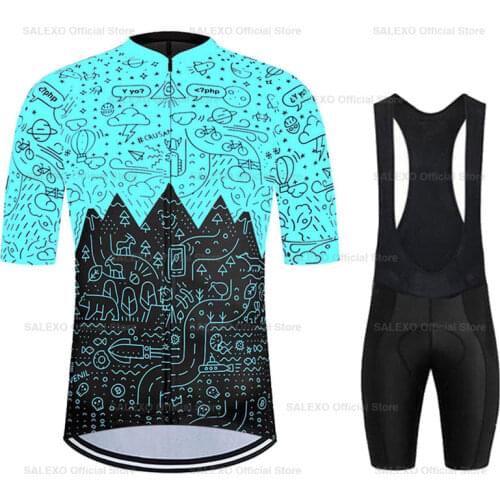 2021 Pro Team Mens Ropa Ciclismo Jersey Bib Shorts Set Mountain Bike Set Bike Tights Triathlon Cycling Clothing Bike Uniform