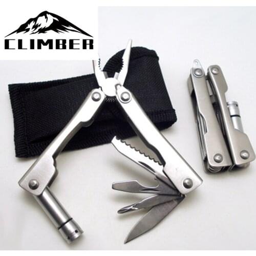 【New store 】 Multifunction Camping Pliers Ultralight Portable Foldable Pliers, Stainless Steel Survival Emergency Multi Tools