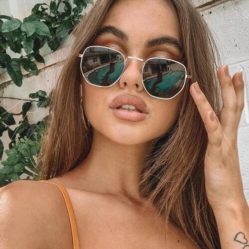 ONEVAN Small Vintage Women Sunglasses Luxury Brand Glasses Women/Men Retro Eyeglassses Women/Men Metal Oculos De Sol Masculino