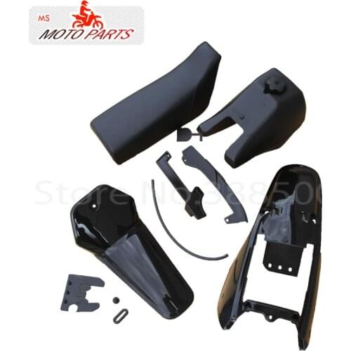 Complete Plastic Body Fenders Shell Cover Gas Fuel Tank Seat Kit for PW80 PW PY 80 PY80 Dirt Bike Motorcycle