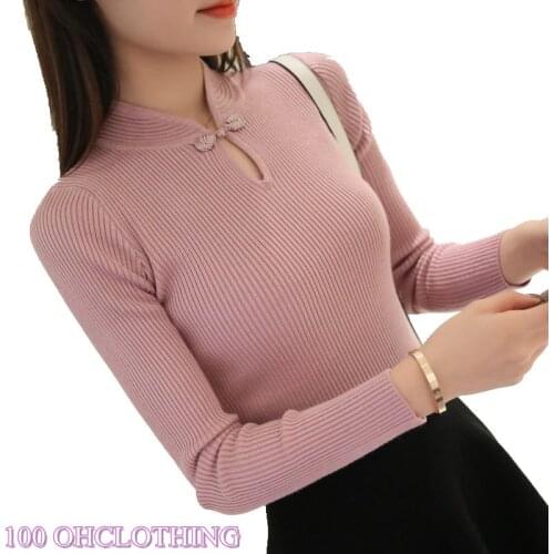 Pullover Jumper Sweater Women Ohclothing 2019 Female Thread Tight Turtleneck Thickened Sweater Hedging Sleeved Shirt Slim 9a11c