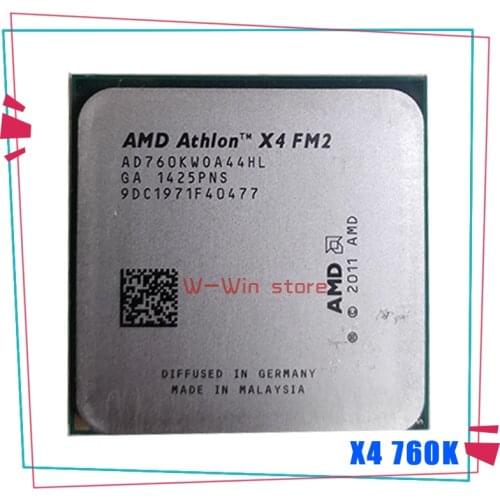 AMD Athlon X4 760K 760 K 3.8G 100W AD760KWOA44HL Socket FM2