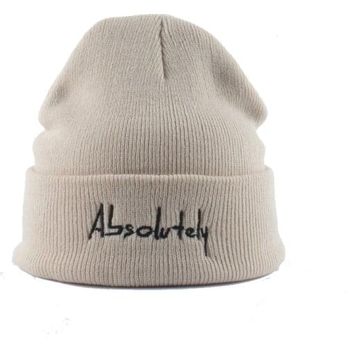 Autumn Winter Beautiful Letters Embroidered Outdoor Beanie Hat Skull Women Warm Windproof Soft Cold Cap Small Fresh Style W128