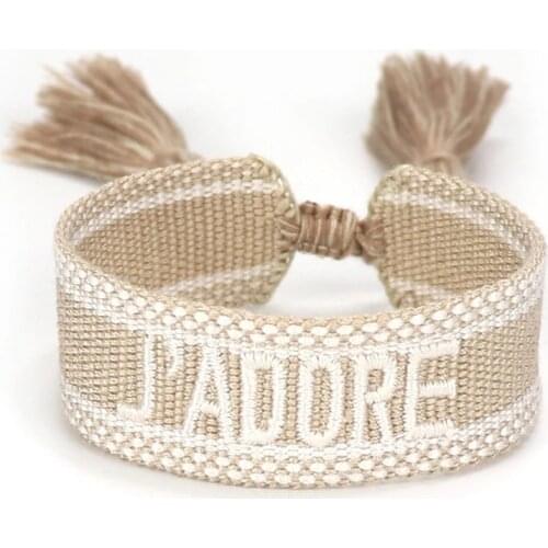 Fashion Light Luxury Women Woven Tassel Embroidery Braided Bracelet Wholesale Jewelry Gifts Boho Wrap Bracelet Kid Bracelet Girl