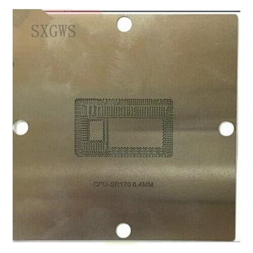 1PCS 90*90MM SR16J SR16L SR244 2955U SR1DU SR16P SR16Y SR18A SR18T SR16H SR170 SR16Q CPU BGA Stencil Template 0.4MM
