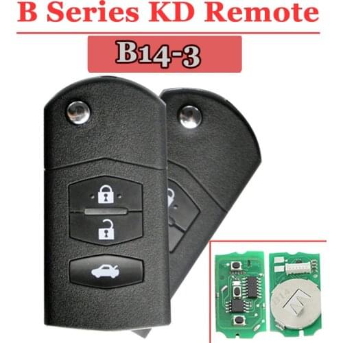 1PCS) B14 3 Button Remote Key For URG200/KD900/KD200 Keydiy Machine