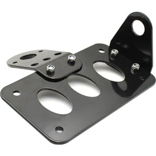 Motorcycle Side Mounted Tail Light Frame License Plate Bracket Retro Motorcycle Accessories for Sportster Bobber Chopper