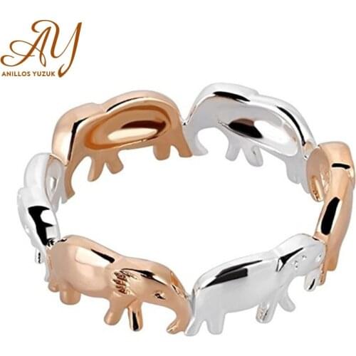 Anillos Yuzuk Solitaire 925 Sterling Silver Elephant Rings For Women Engagement Ring Silver S925 Silver Jewelry Drop Shipping