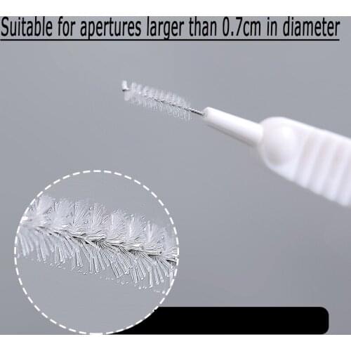10pcs / set shower head cleaning brush anti-clogging washing brush small pore space cleaning brush for kitchen toilet phone hole