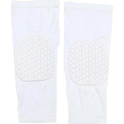 2 Pcs Short Honeycomb Anti-Collision Sports Knee Brace Protective Sleeve Guard Gear Support Breathable Knee Protector