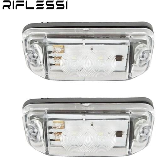 2 x 24V LED Sun Visor Lights For Mercedes Benz Truck Trailer Cab Signal Lamps White OEM 0028200056