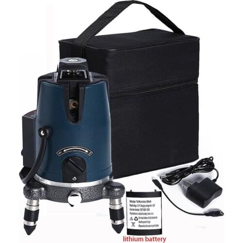 8Lines 3D Laser Level Self-Leveling 360 Horizontal And Vertical Cross Super Powerful Red Laser Beam Line