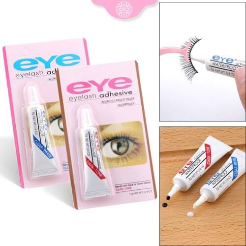 5/10Pc Professional Eyelash Glue Clear-White/dark-Black Waterproof Makeup Adhesive Eye Lash Glue Cosmetic Eyelash Extension Tool