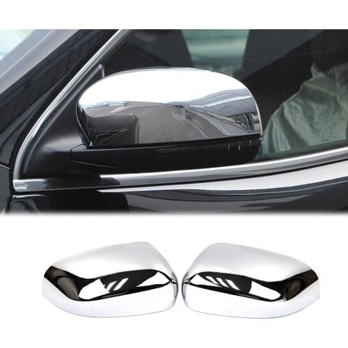 Rearview Side Wing Mirror Cover for Jeep Compass 2018 2019 2020 Chrome Trim Exterior Accessories