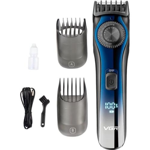 EAS-VGR V-080 Professional Electric Hair Trimmer Beard for Men Cutting Machine Haircut Head Edge Adjustable Clipper