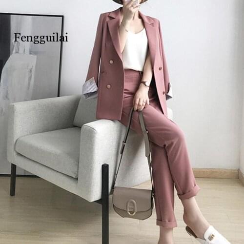 Женские осенние брючные костюмы Fengguilai China At AliExpress