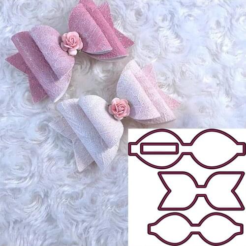 Bow Tie DIY Scrapbooking Metal Cutting Dies Big bowknot Butterfly Metal Craft Dies DIY Paper Card Album Making Photo Supplies