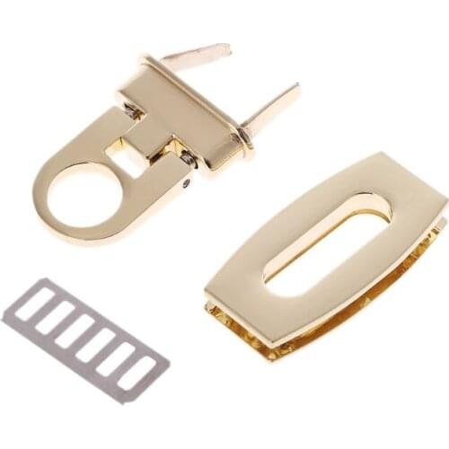 Metal Clasp Turn Lock Twist Locks for Handbag Shoulder Bag Purse Hardware DIY Accessories