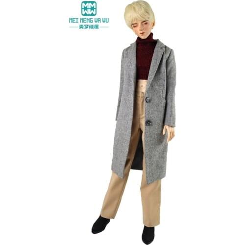 Clothes for doll fits 65-80cm BJD POPO68 SD17 Toys Spherical joint doll Fashion coat, windbrea shoes ker, plaid pants, jeans bo