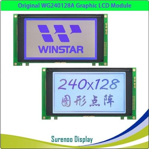 Original / Replacement for WG240128A TLX-1741-C3M NHD-240128WG-ATFH-VZ 240128 240*128 Graphic LCD Module Display Screen Panel