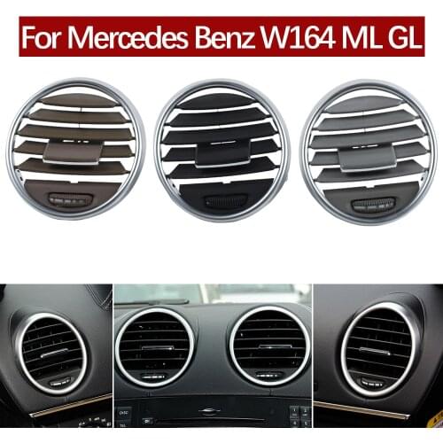 Car Front Dash Air Conditioning Ac Vent Grille Panel Cover Replacement For Mercedes Benz W164 M ML GL 300 350 450 500 2005-2011