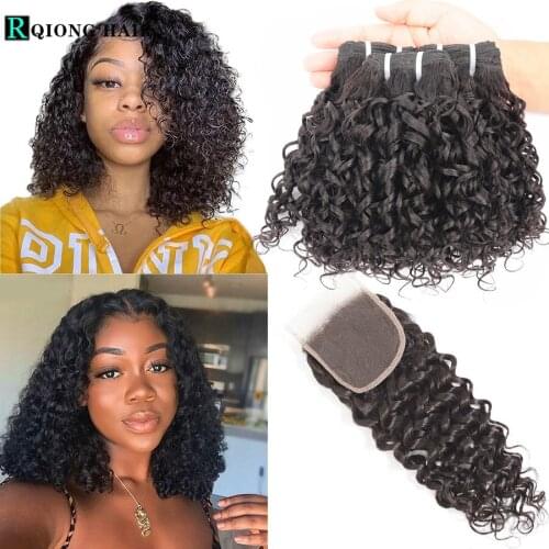 Накладные искусственные волосы RQIONG HAIR China At AliExpress