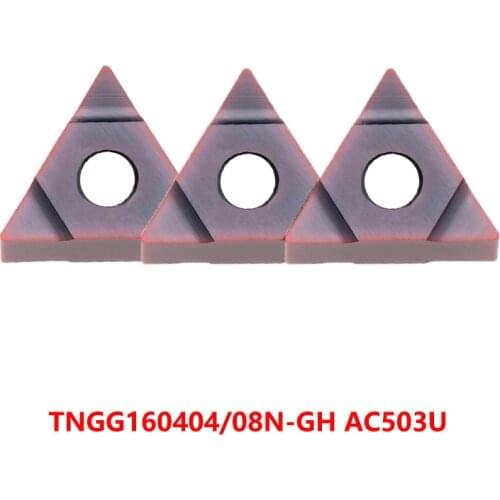 TNGG1604 TNGG160404 TNGG160408 N-GH AC503U TNGG 160404 160408 Carbide Inserts Lathe Cutter Turning Tool CNC 100% Original