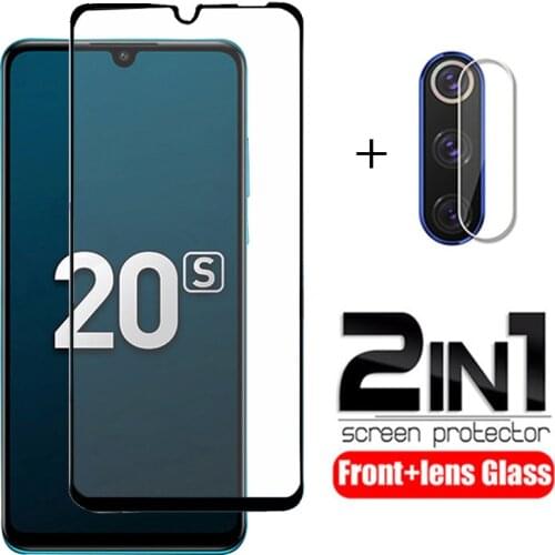 2in1 Camera Protective Glass On Honor 20S Screen Protector On For Huawei Honor 20S Tempered Glass & Camera Len Film Honor20S