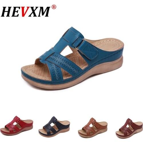 Women Sandals Wedges Platform Shoes Sandalias Mujer 2020 Summer Woman Rome Casual Sandals Slip On Female Beach Sandals