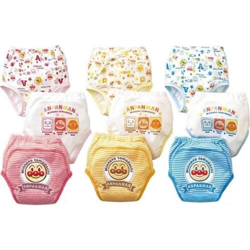 3 pieces/lot 3 layers Baby Training Pants Baby Shorts Boy Girl Nappies Infant Diapers Cotton Underwear SY001