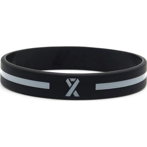 300pcs Gray Awareness Ribbon Silicone Wristbands Bracelets Free Shipping by DHL