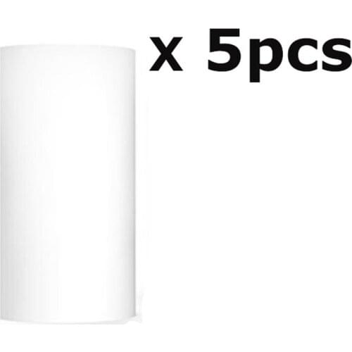 5 Roll Printable Sticker Paper Direct Thermal Paper 57x30mm for PAPERANG Portable Pocket Printer