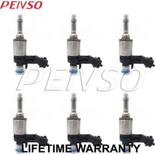 6x 0261500121 FJ1088 AA5Z-9F593-C AA5Z-9F593-D GDI fuel injector for FORD&LINCOLN FLEX / TAURUS / MKS / MKT 3.5L V6 Turbocharged