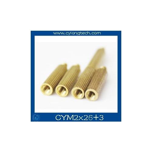 Free shipping M2*26+3mm cctv camera isolation column 100pcs/lot Monitoring Copper Cylinder Round Screw