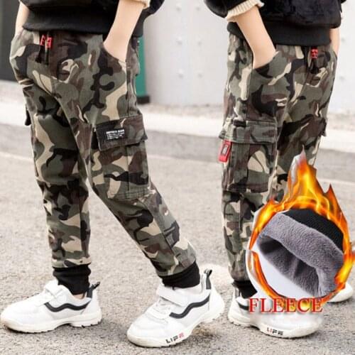 Kids Pants Baby Boys Casual Pants 10 12 Years Children Pants Boys Pants Sport Trousers Boys Camouflage Spring Autumn Winter